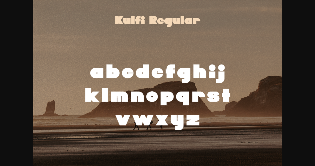 Kulfi Font Poster 8