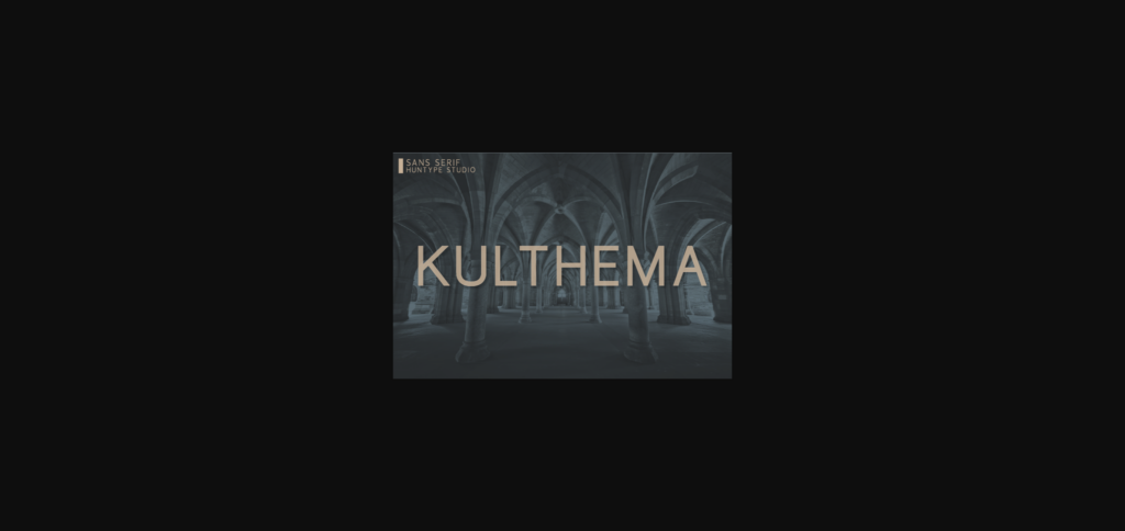 Kulthema Font Poster 3