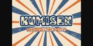 Kumisen Font Poster 1