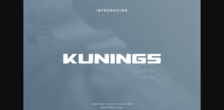 Kunings Font Poster 1