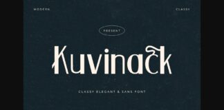 Kuvinack Font Poster 1