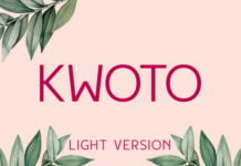 Kwoto Light Font