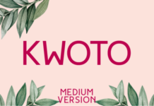 Kwoto Medium Font