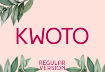 Kwoto Regular Font