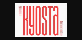 Kyosta Font Poster 1