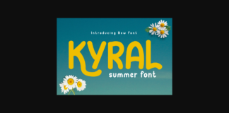 Kyral Font Poster 1