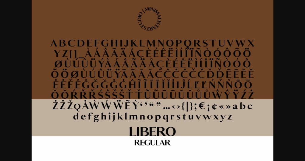 Libero Font Poster 7