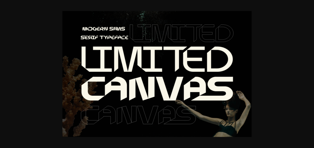 Limited Canvas Font Poster 3