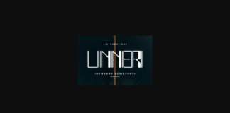 Linneri Font Poster 1