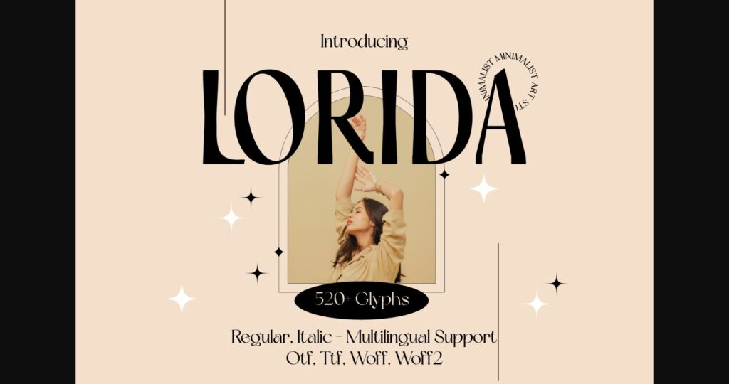 Lorida Font Poster 3