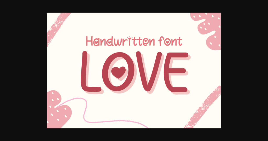 Love Font Poster 3