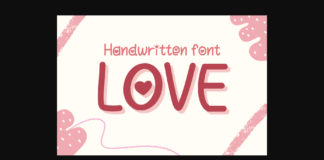 Love Font Poster 1