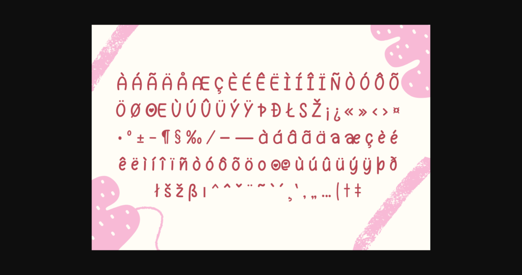 Love Font Poster 5