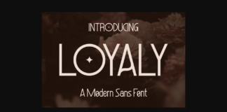 Loyaly Font Poster 1