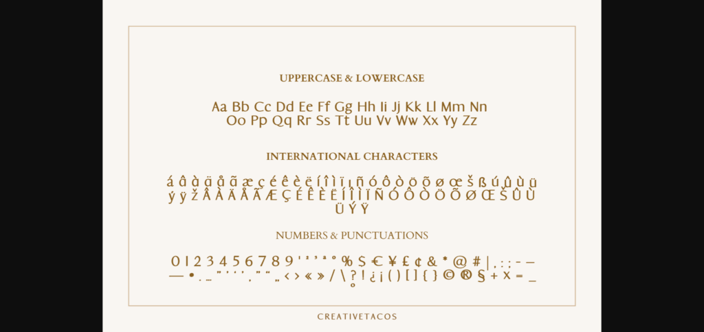 La Coffee Font Poster 9