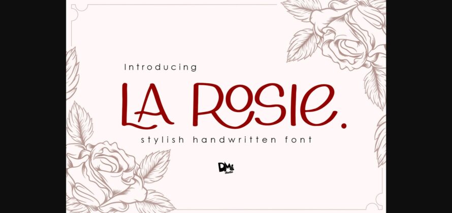 La Rosie Font Poster 3