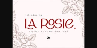 La Rosie Font Poster 1