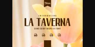 La Taverna Font Poster 1