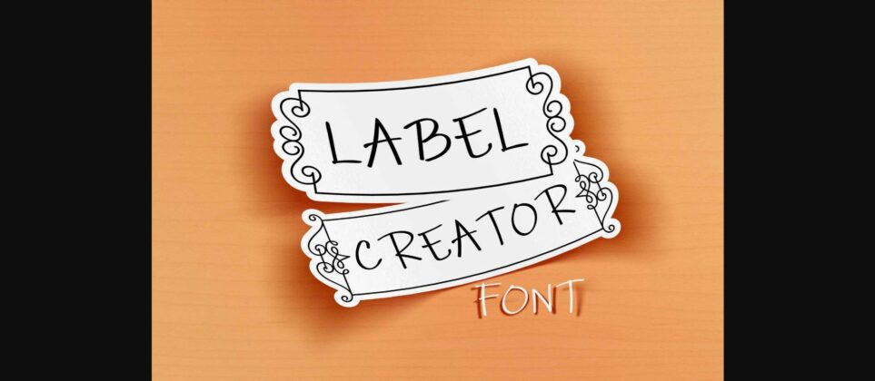 Label Creator Font Poster 1