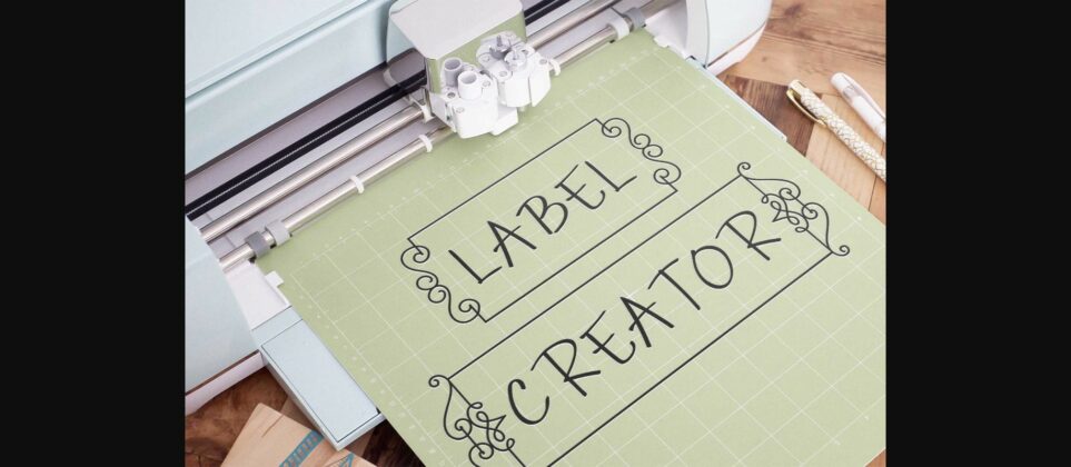 Label Creator Font Poster 5