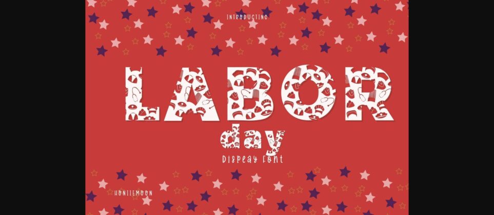 Labor Day Font Poster 3