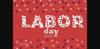 Labor Day Font Poster 1