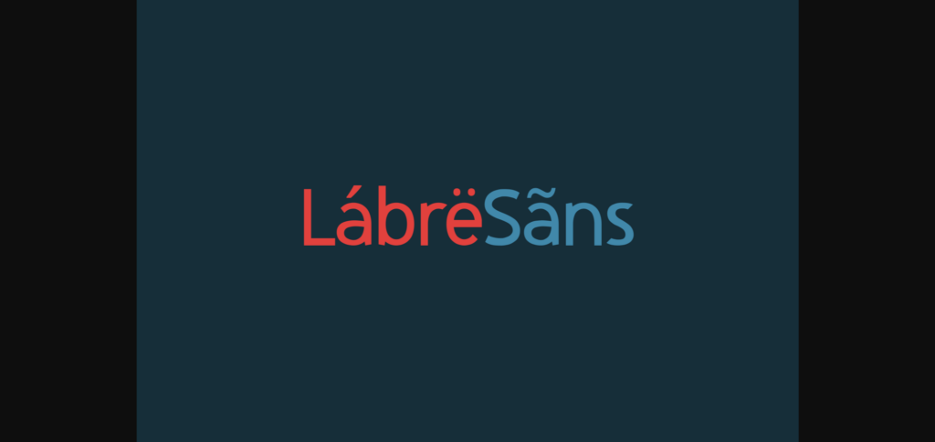 Labre Sans Font Poster 1