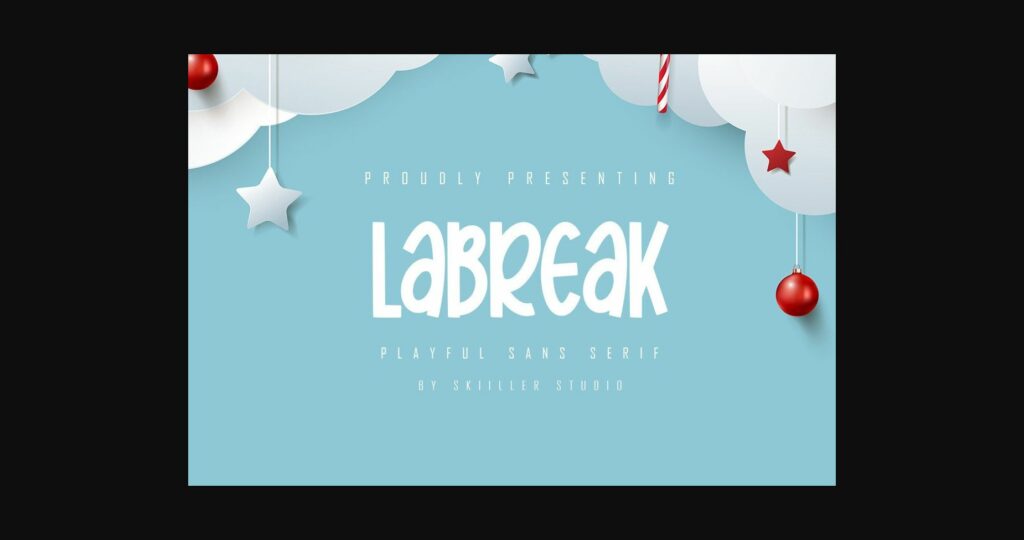 Labreak Font Poster 3