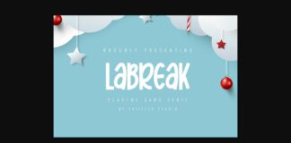 Labreak Font Poster 1