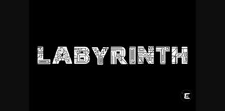 Labyrinth Font Poster 1