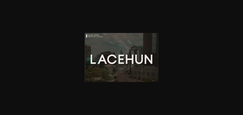 Lacehun Font Poster 3