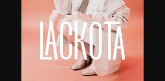 Lackota Font Poster 1