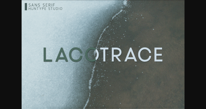 Lacotrace Font Poster 3