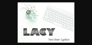 Lacy Font Poster 1