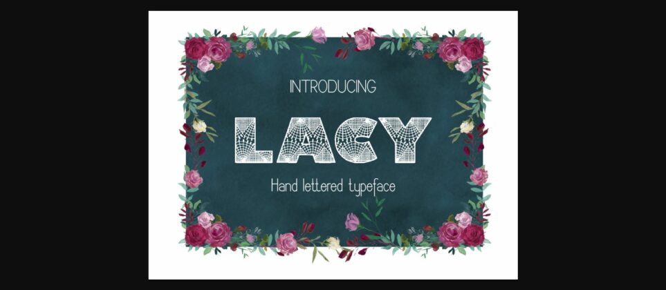 Lacy Font Poster 5