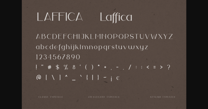 Laffica Font Poster 5