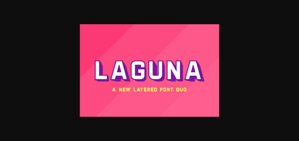 Laguna Duo Font Poster 3