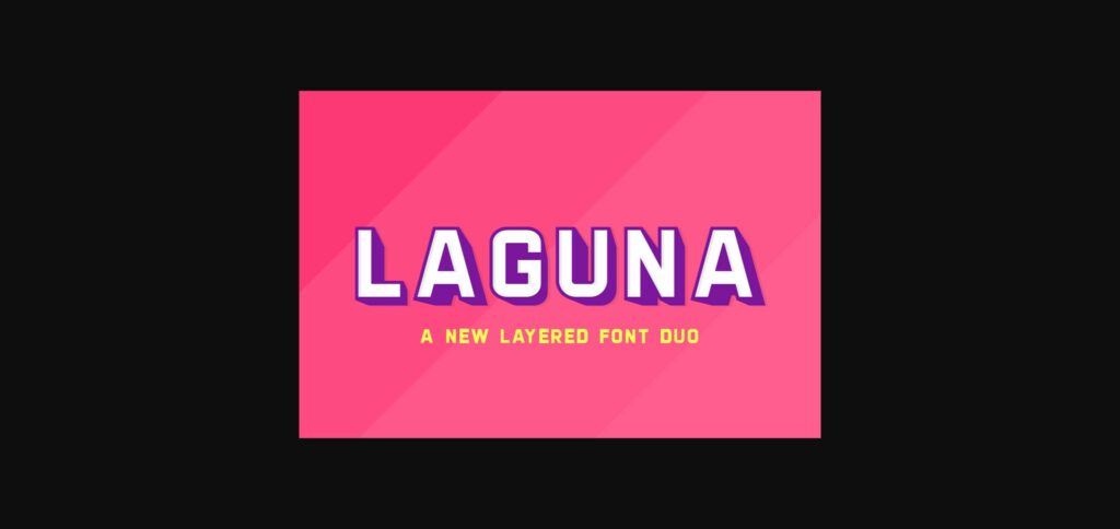 Laguna Duo Font Poster 1