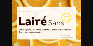 Laire Sans Font Poster 1