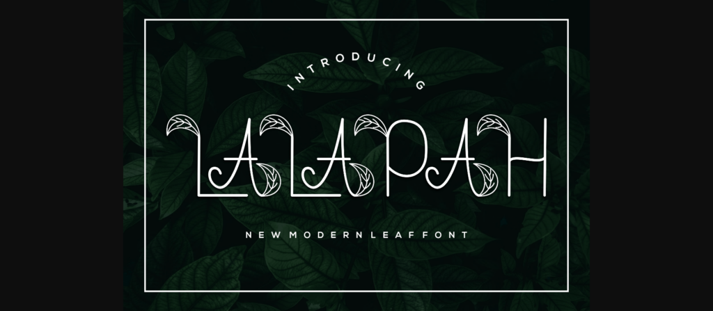 Lalapah Font Poster 1