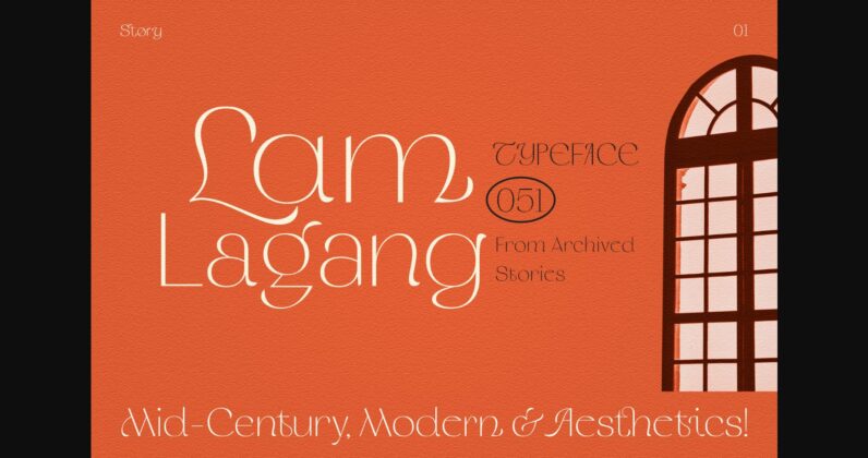 Lam Lagang Font Poster 3