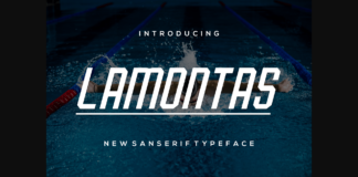 Lamontas Font Poster 1