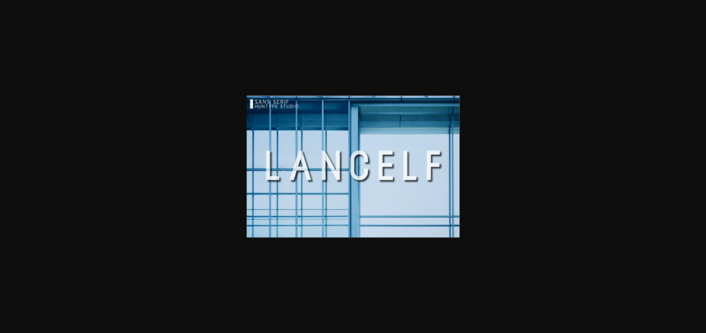 Lancelf Font Poster 3