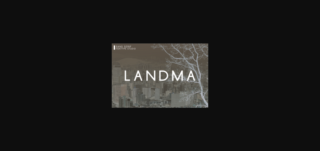 Landma Font Poster 1