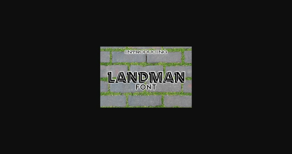 Landman Font Poster 3