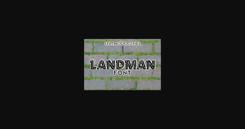 Landman Font Poster 3