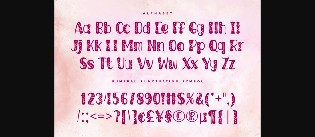 Larissa Nature Font Poster 8