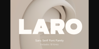 Laro Font Poster 1