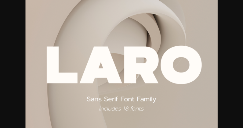 Laro Font Poster 1