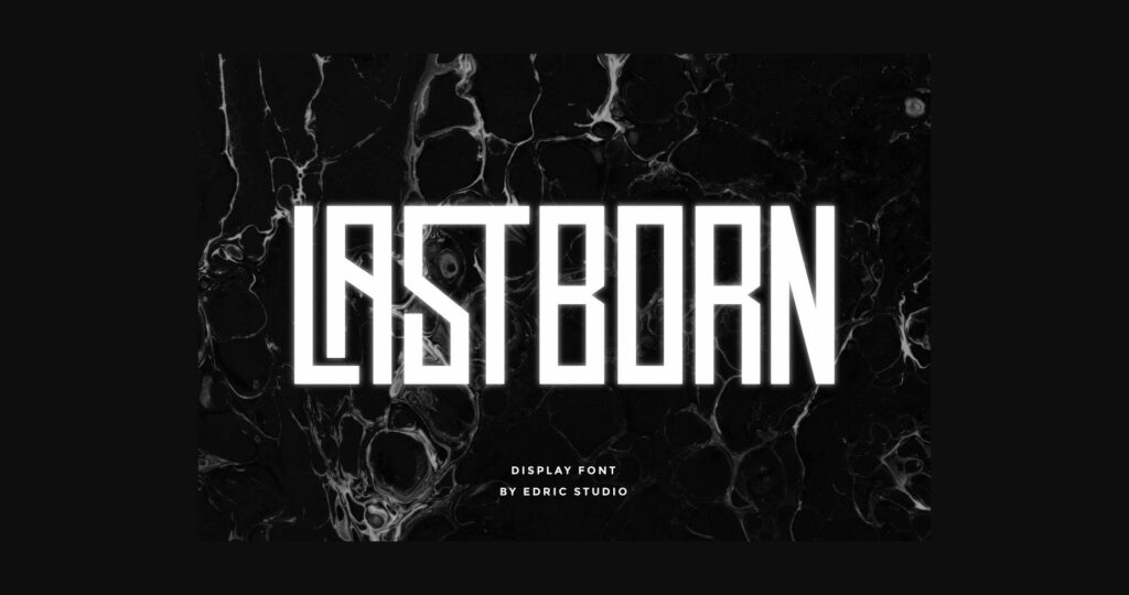 Lastborn Font Poster 3